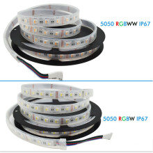 DC12V RGBW LED Strip 5050 60LED/m 5M LED Tape 4 color in IP67 waterproof